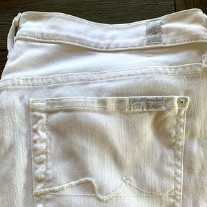 7 For All Mankind white bootcut women’s jeans